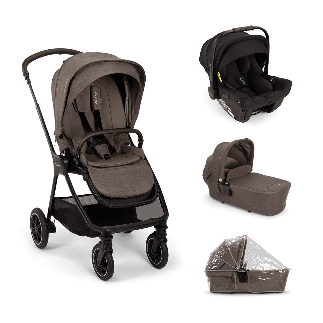 Nuna TRIV NEXT + PIPA URBN Travel System-Travel Systems-Chestnut- | Natural Baby Shower