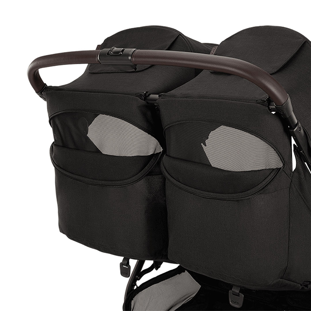Nuna TRVL DUBL Pushchair - Caviar-Strollers-Caviar- | Natural Baby Shower