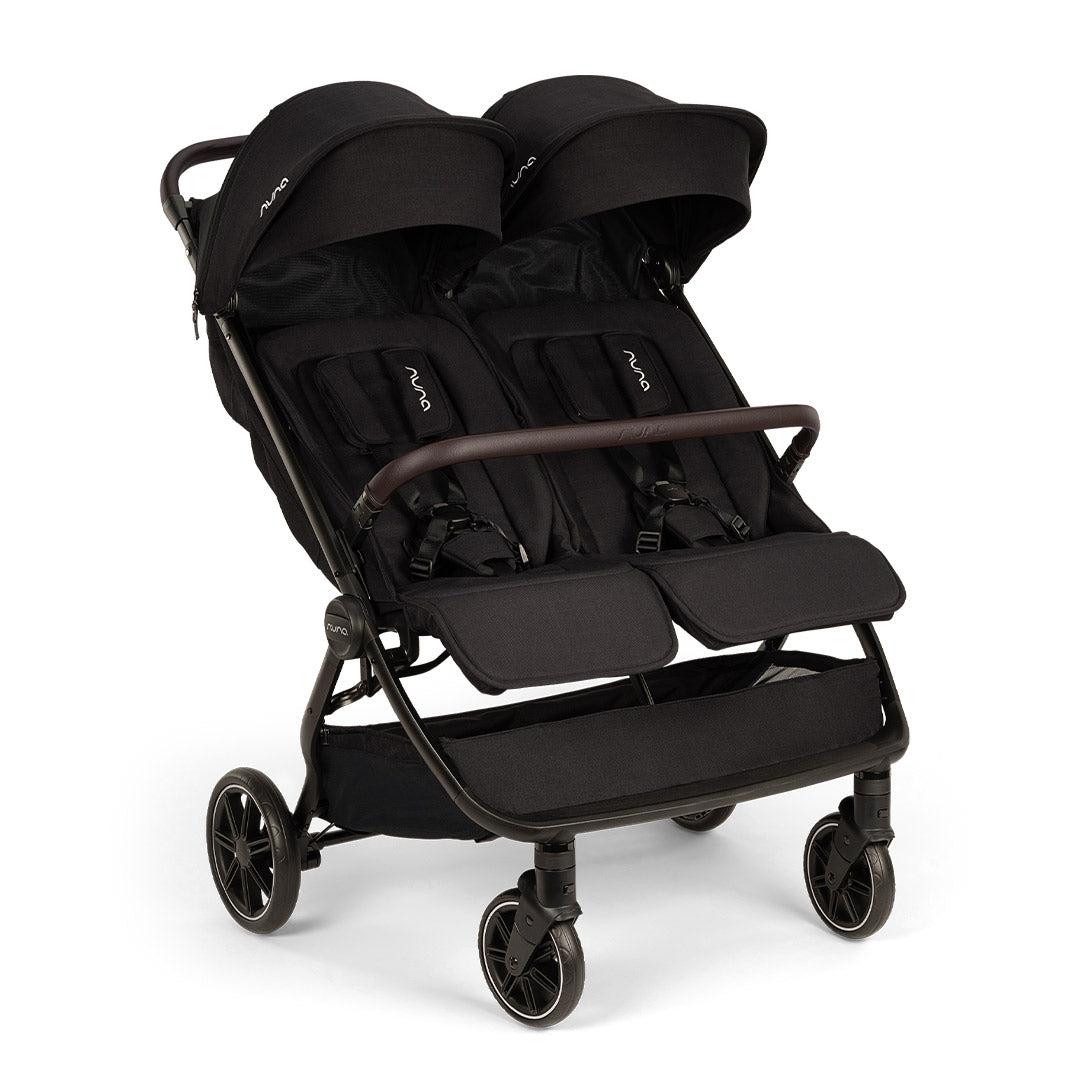 Nuna TRVL DUBL Pushchair - Caviar-Strollers-Caviar- | Natural Baby Shower