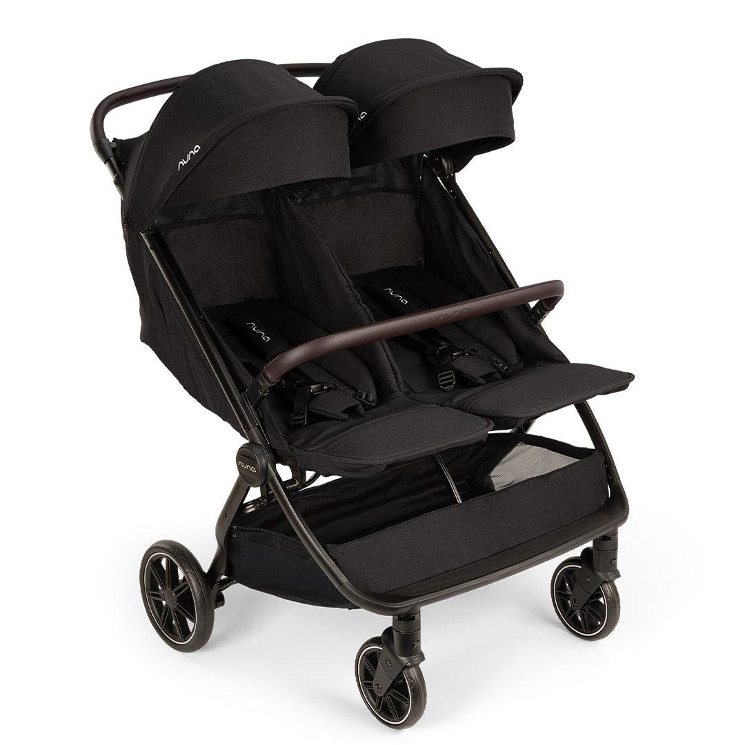 Nuna TRVL DUBL Pushchair - Caviar-Strollers-Caviar- | Natural Baby Shower