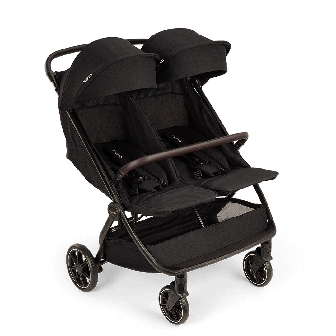 Nuna TRVL DUBL Pushchair - Caviar-Strollers-Caviar- | Natural Baby Shower