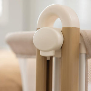 Obaby Cloud Bedside Crib - Oatmeal-Bedside Cribs-Oatmeal-Crib | Natural Baby Shower