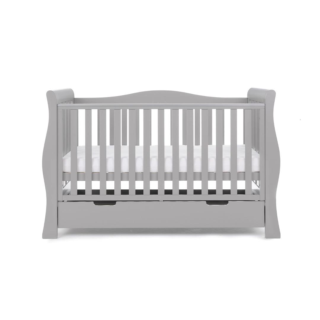Obaby Stamford Luxe 3 Piece Room Set - Warm Grey-Nursery Sets- | Natural Baby Shower
