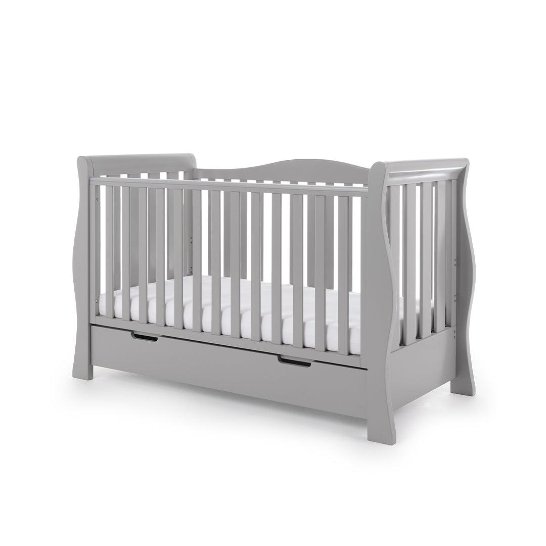 Obaby Stamford Luxe 3 Piece Room Set - Warm Grey-Nursery Sets- | Natural Baby Shower