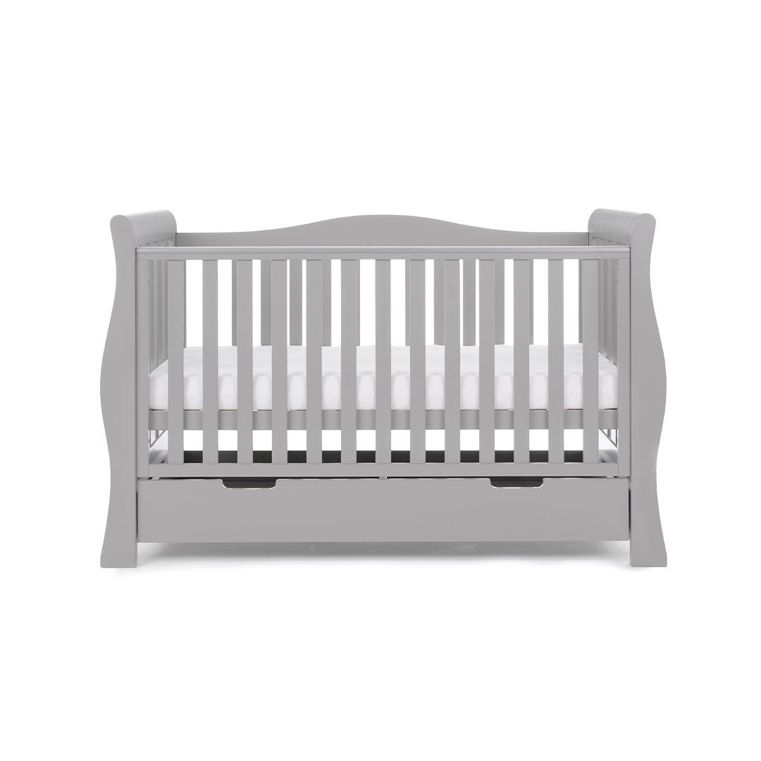 Obaby Stamford Luxe 4 Piece Room Set - Warm Grey-Nursery Sets- | Natural Baby Shower