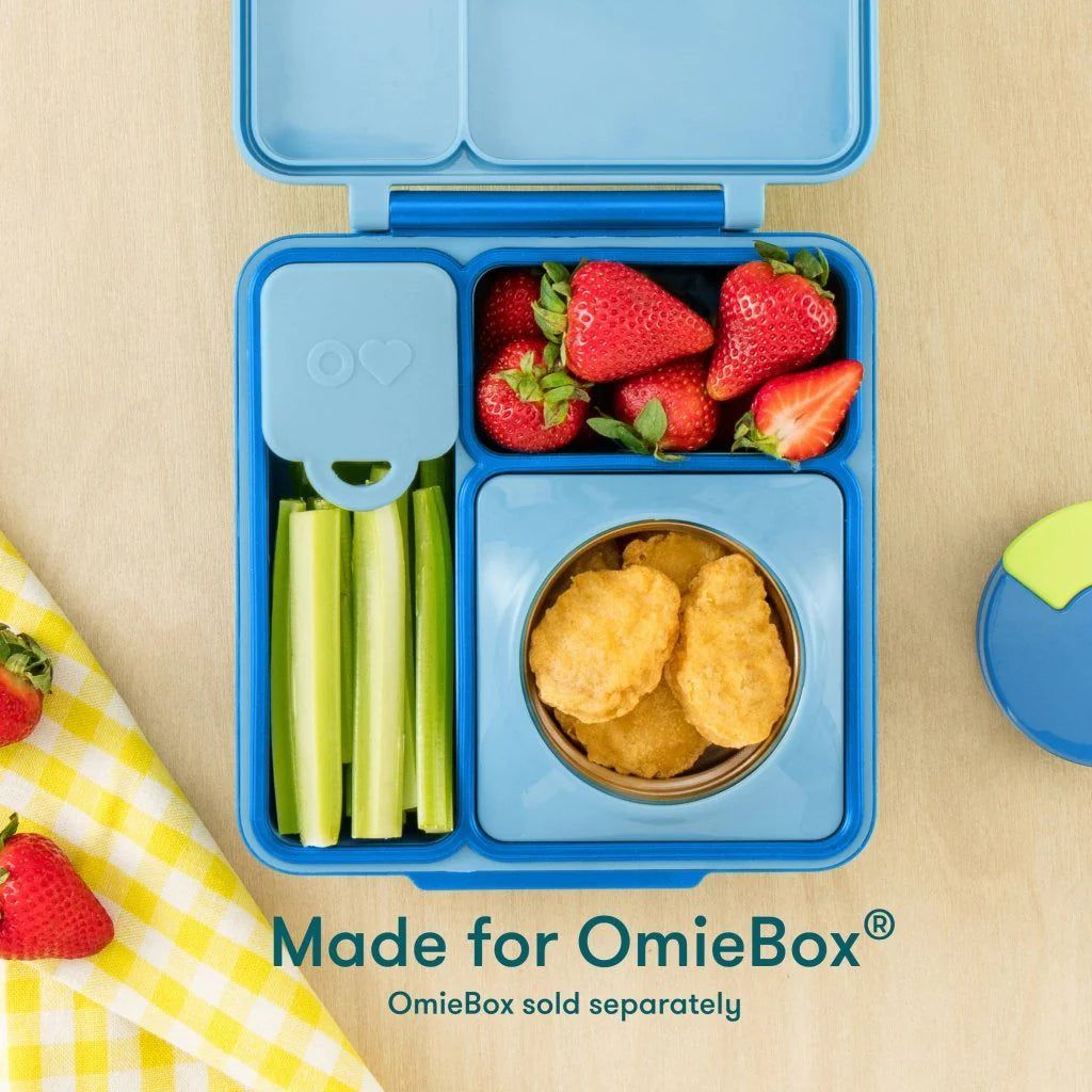 OmieBox 弁当箱 内仕切り 2個セット 赤と黄色