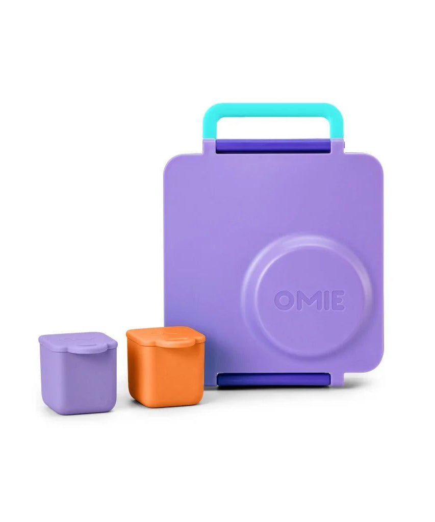 OmieBox 弁当箱 内仕切り 2個セット 赤と黄色