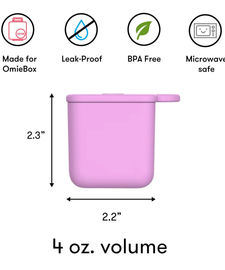 OmieBox 弁当箱 内仕切り 2個セット 赤と黄色