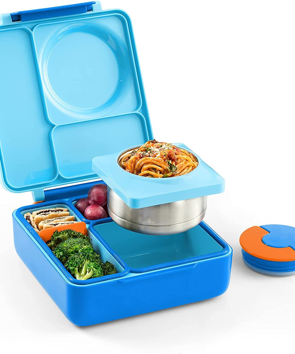 OmieBox - Boîte à repas Bento bleue isolante thermique
