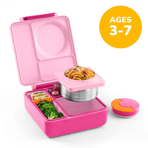 Omiebox - Insulated Fairy Pink Bento Lunch Box