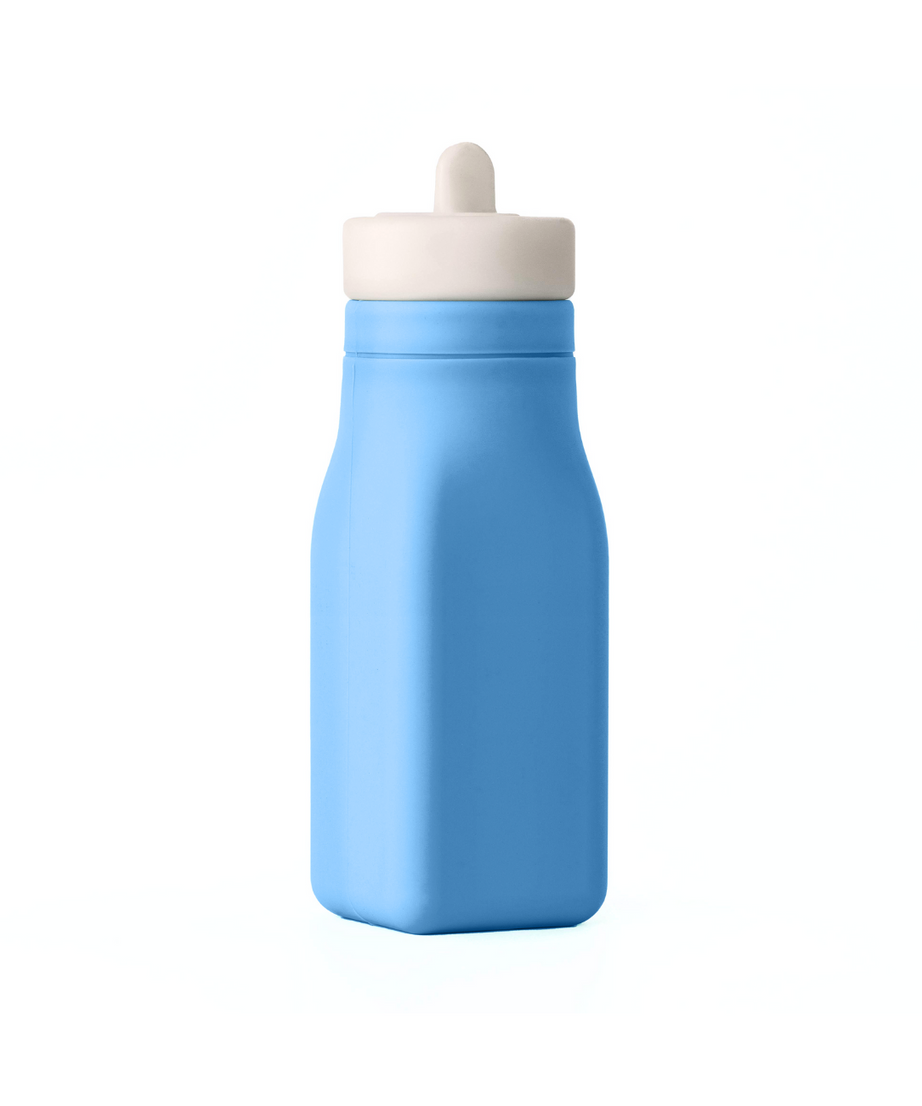 Omiebox - OmieBottle BPA-freie Silikon-Trinkflasche Blau