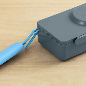 Omiebox - OmiePod UP Azure Silikon Gabel- und Löffelset