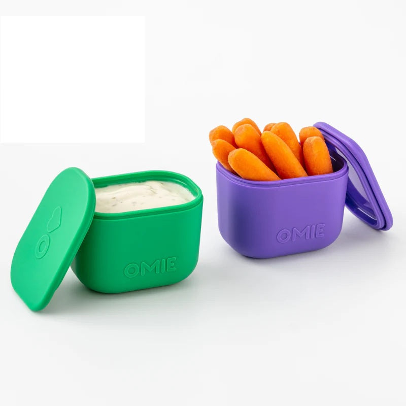 Omiebox - UP Bento Caixa Compartimentos Internos 2 unidades Roxo/Verde