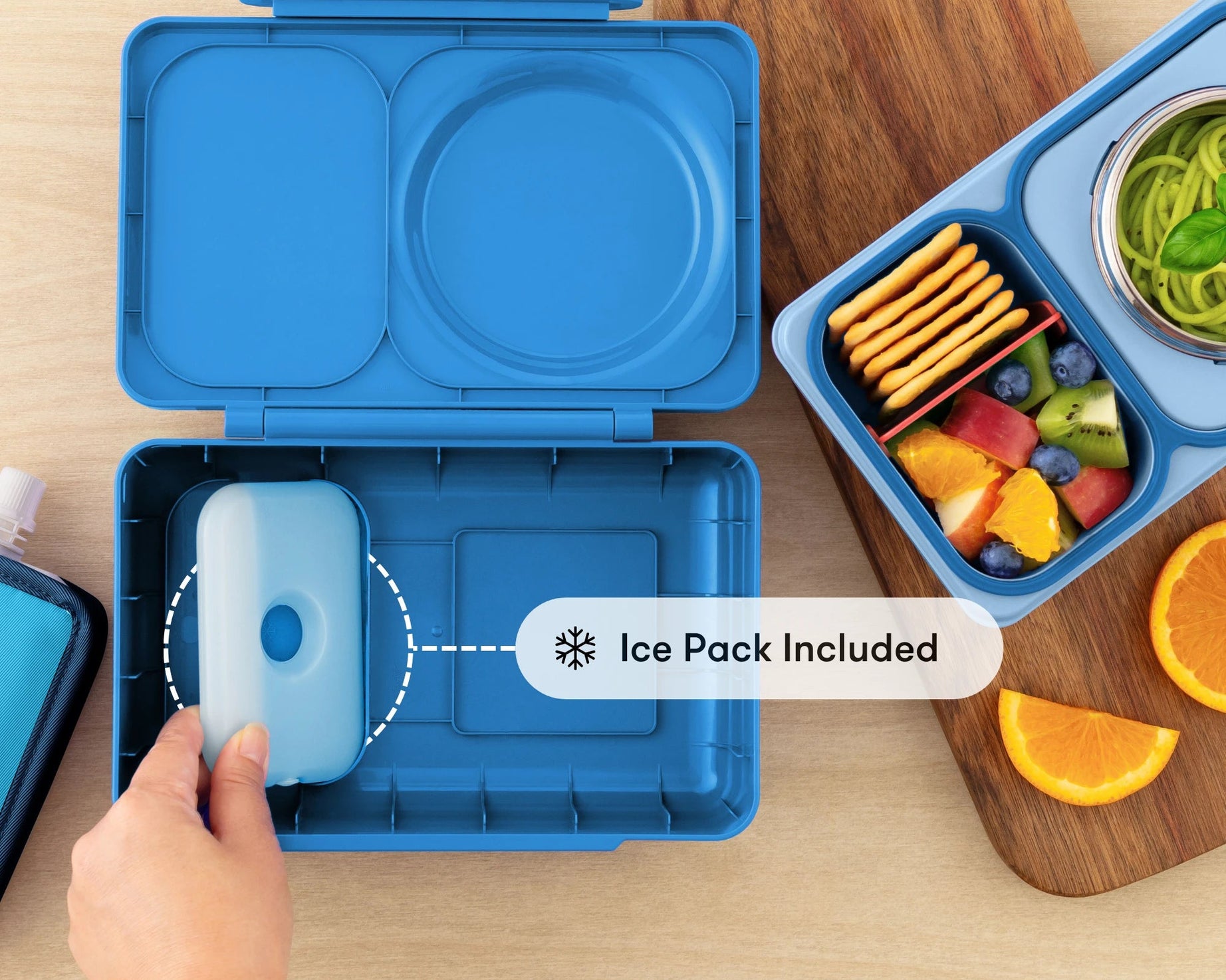 Omiebox - UP ताप इन्सुलेटेड 2. पीढ़ी कोस्मिक नीला बेंटो भोजन बॉक्स