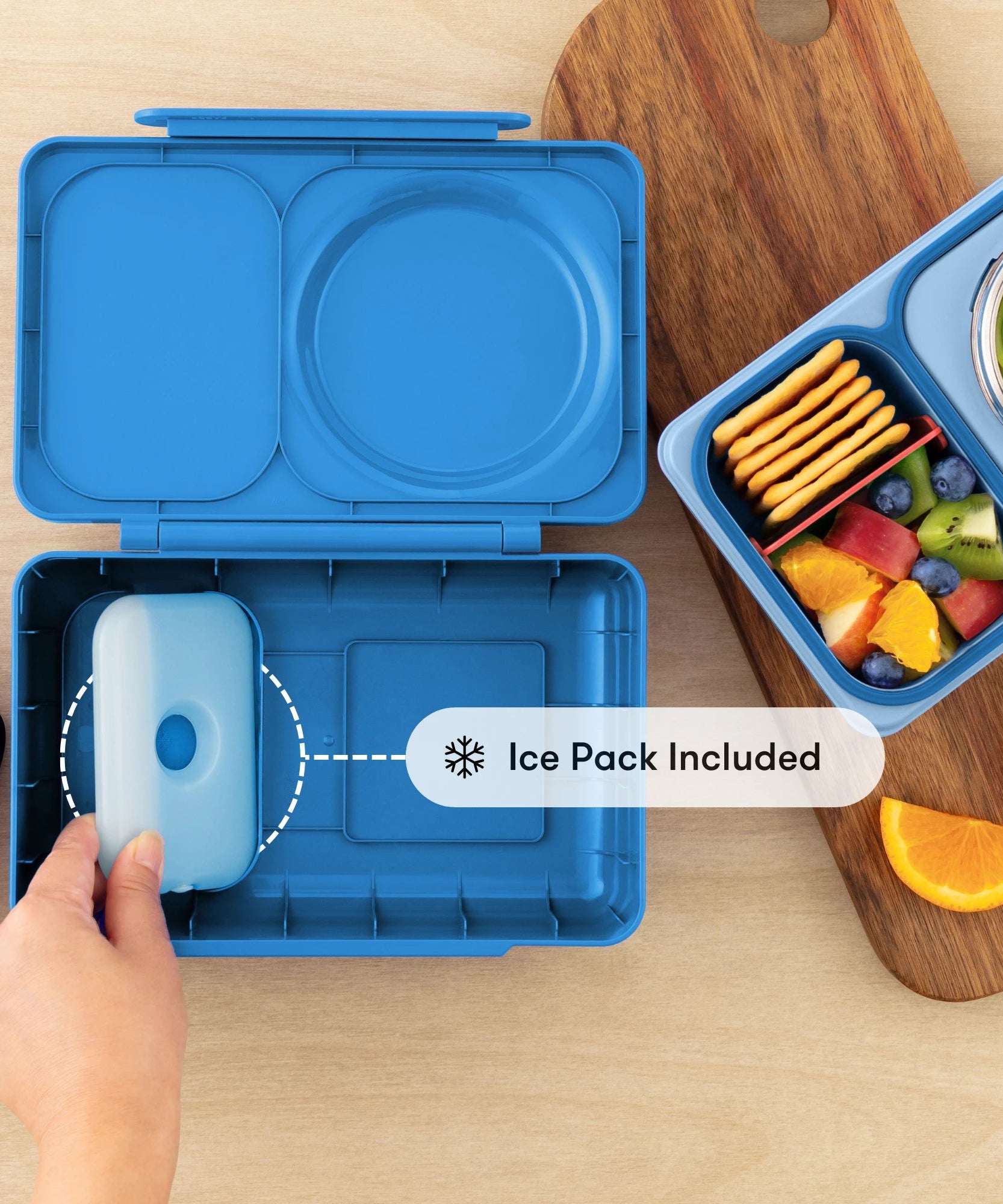 Omiebox - UP Heat Insulated 2nd Generation Cosmic Blue Bento Lunch Box