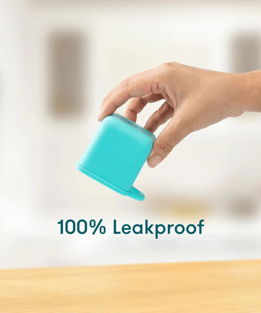 OmieBox Bento Kutusu İç Bölme Kapları 2li Pembe ve Turkuaz-Dinossi