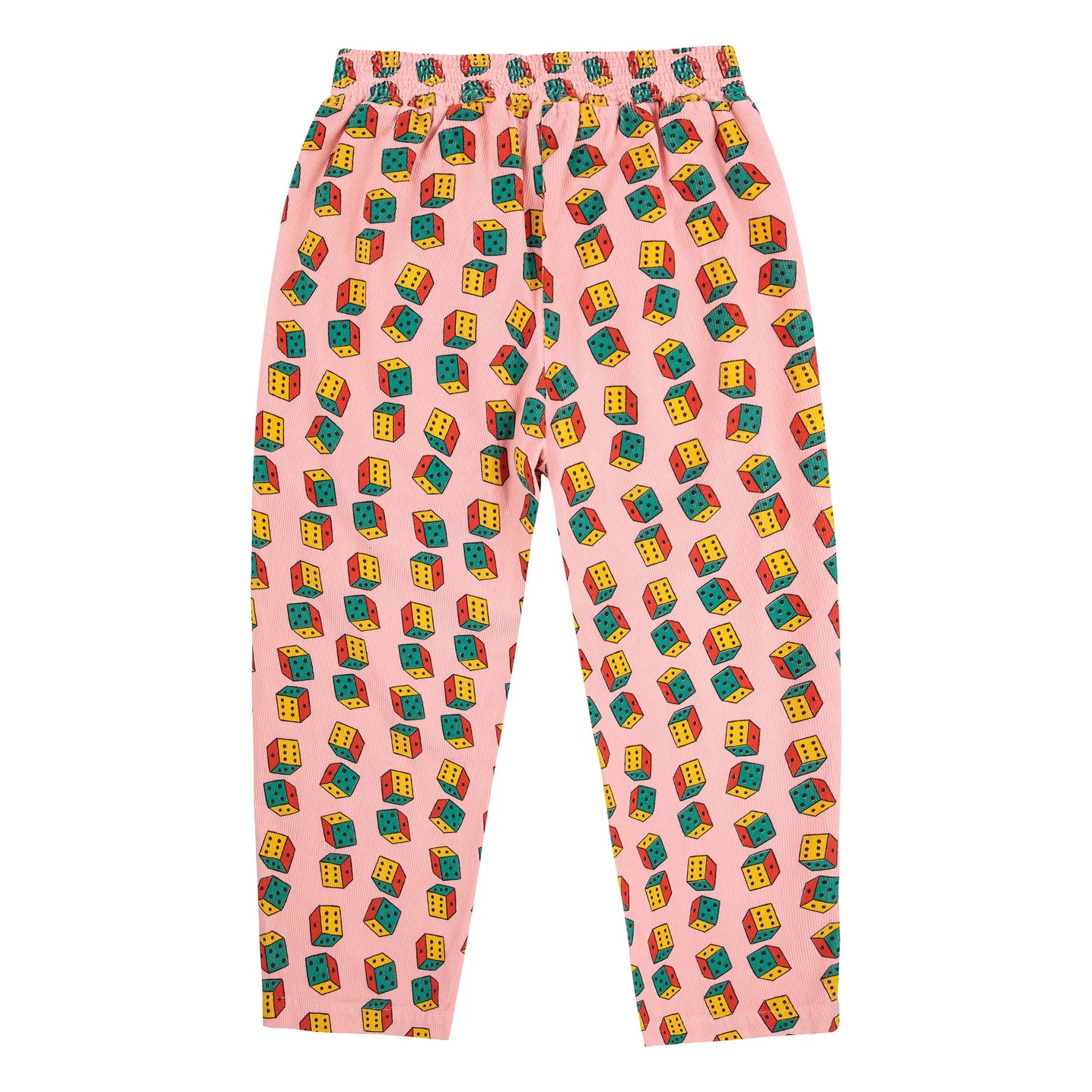 Bobo Choses - Organik Pamuklu Fitilli Ekose Pantolon | Pembe