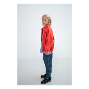 Repose AMS - Windbreaker aus Bio-Baumwolldenim | Rot