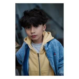 Repose AMS - Windbreaker aus Bio-Baumwoll-Denim | Washed Blue