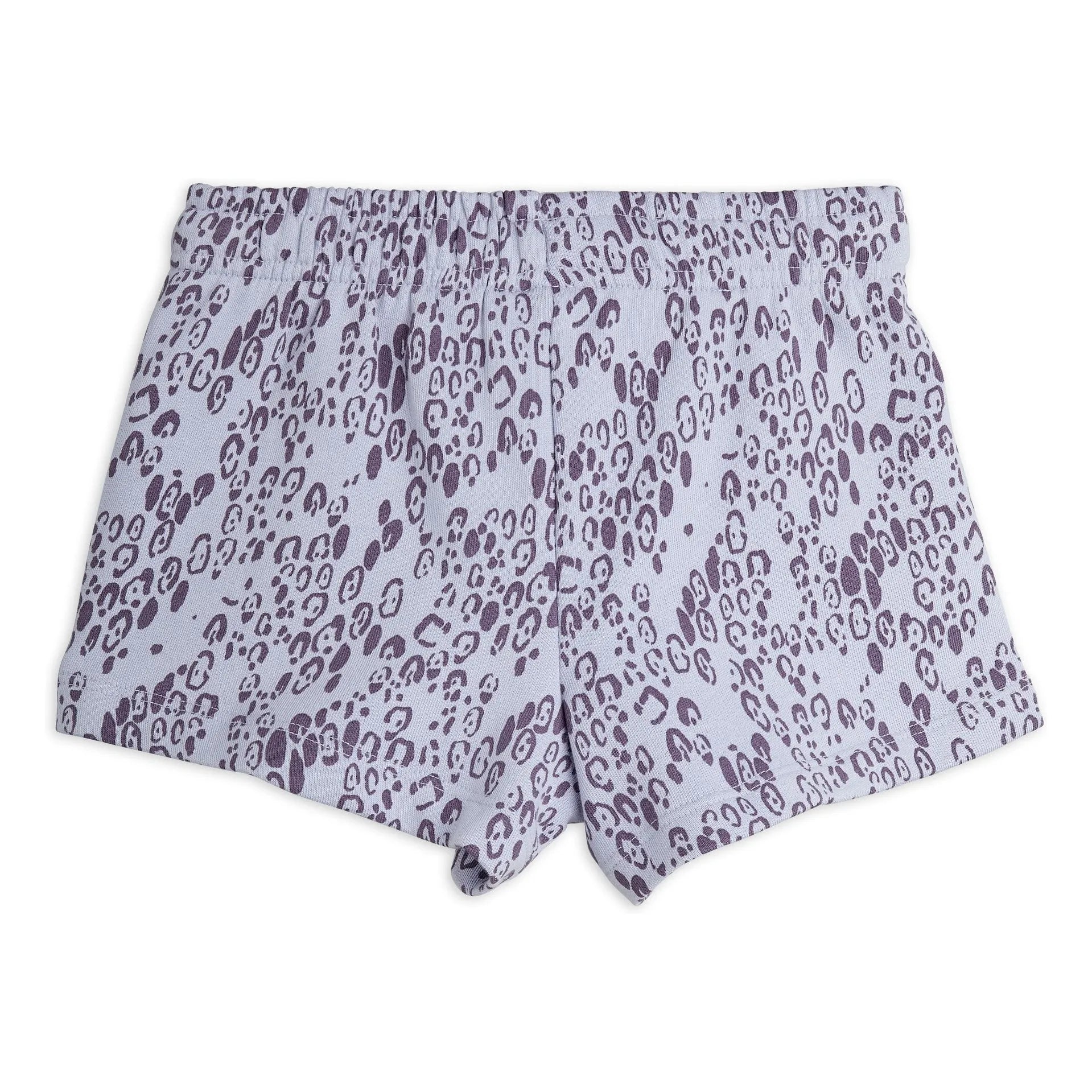 Mini Rodini - Organik pamuklu leopar şort | Lila