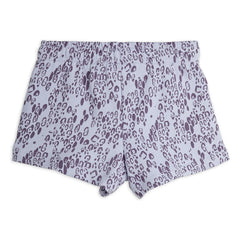 Mini Rodini - Organik pamuklu leopar şort | Lila