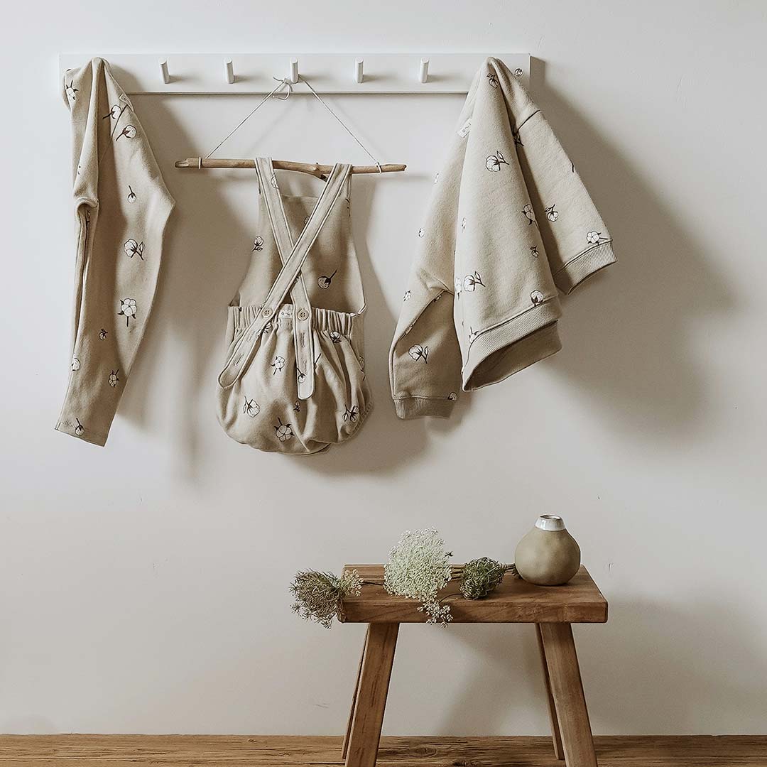 Organic Zoo Sweatshirt - Cotton Field-Jumpers + Sweatshirts-Cotton Field-3-6m | Natural Baby Shower