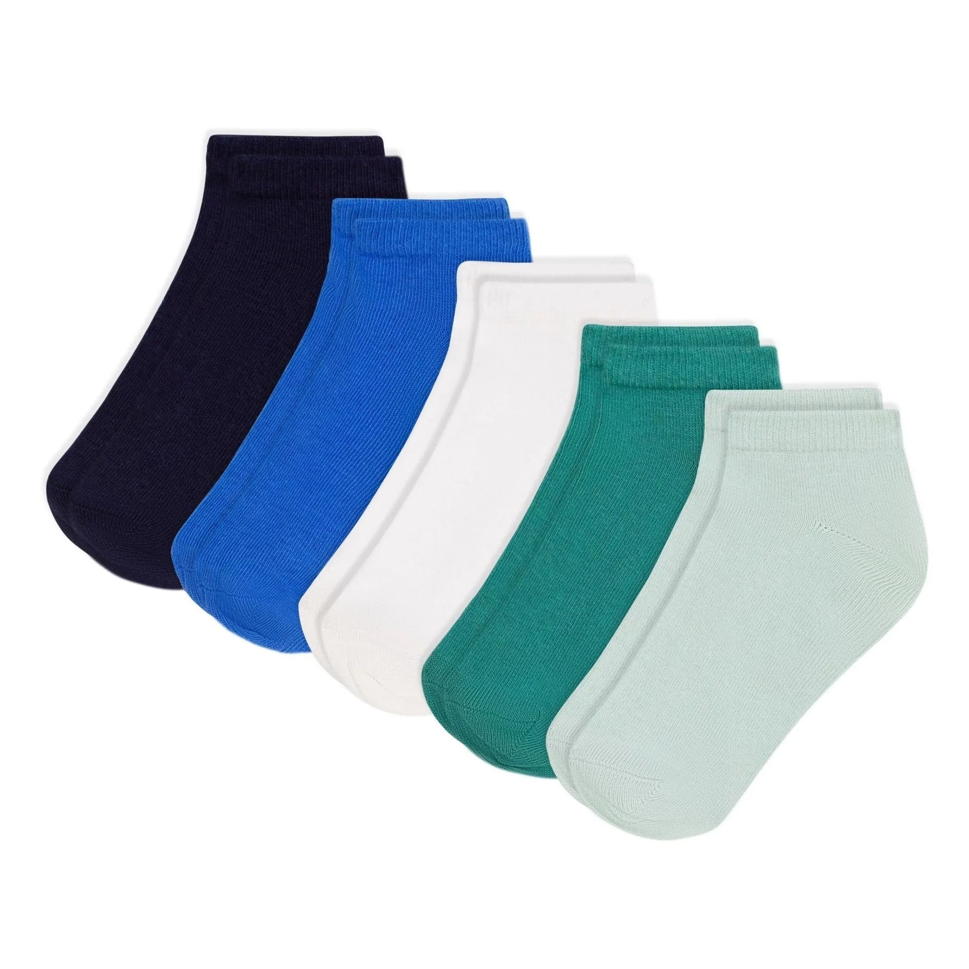 Petit Bateau - 5 Paar Sneakersocken | Grün