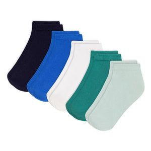 Petit Bateau - 5 Paar Sneakersocken | Grün