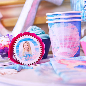 Party Pieces - Mermaid 8-Piece Party Paper Cups 