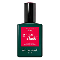 Manucurist - Peonie Yeşil Flash Yarı Kalıcı Oje - 15 ml
