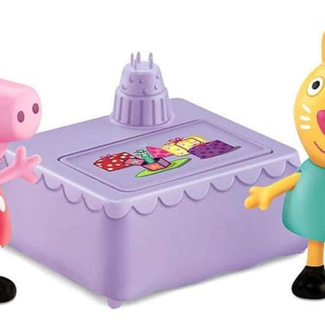 Peppa Pig - Peppa & Candy Cat Birthday Party Figure Toy Set