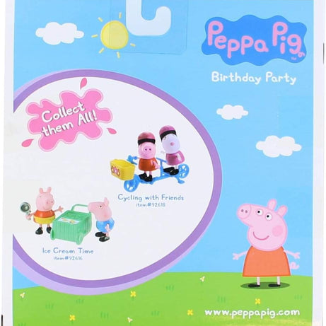 Peppa Pig - Peppa & Candy Cat Birthday Party Figure Toy Set