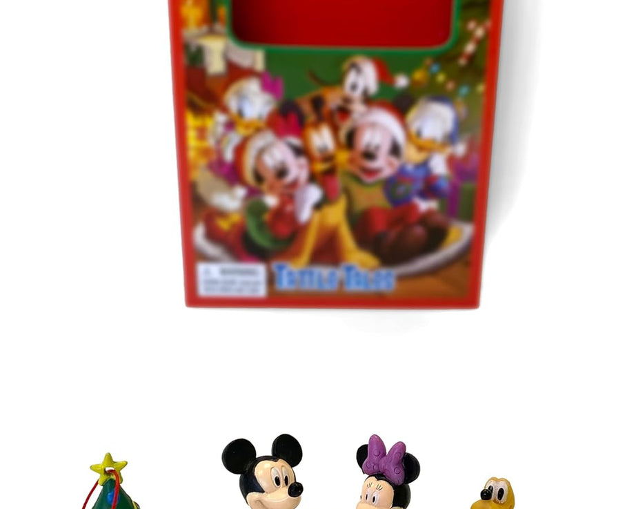 Phidal - Mickey e Amigos Diversão de Natal Livro de Atividades e Histórias em Inglês com Figura de Brinquedo