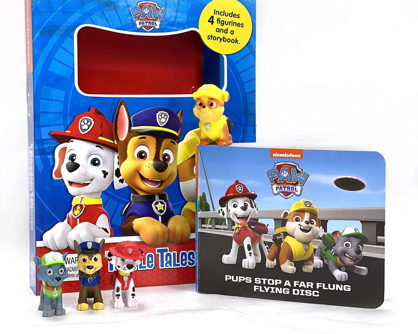 Phidal - Paw Patrol Tattle Tales Figür Oyuncaklı İngilizce Aktivite ve Hikaye Kitabı