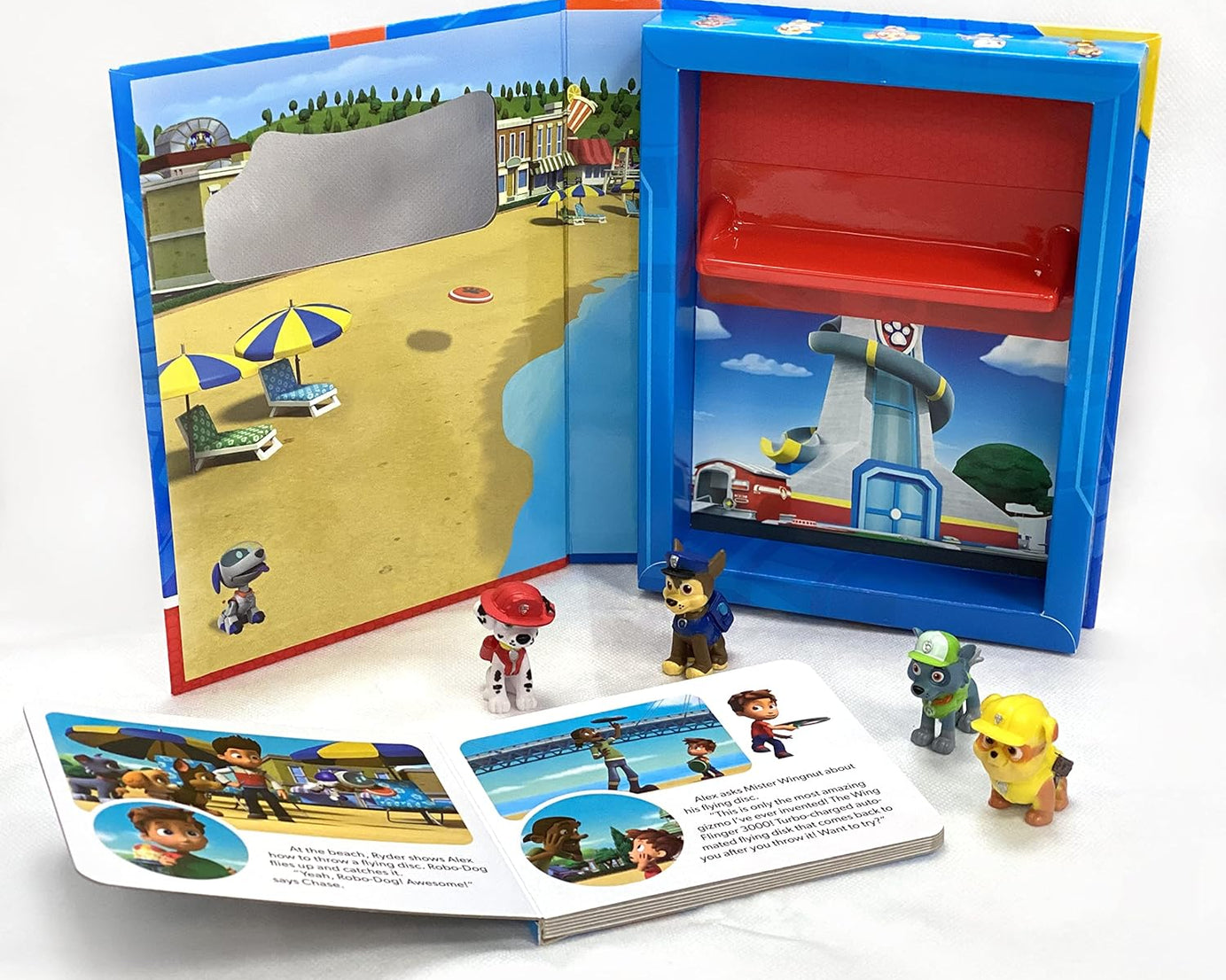 Phidal - Paw Patrol Tattle Tales Figür Oyuncaklı İngilizce Aktivite ve Hikaye Kitabı