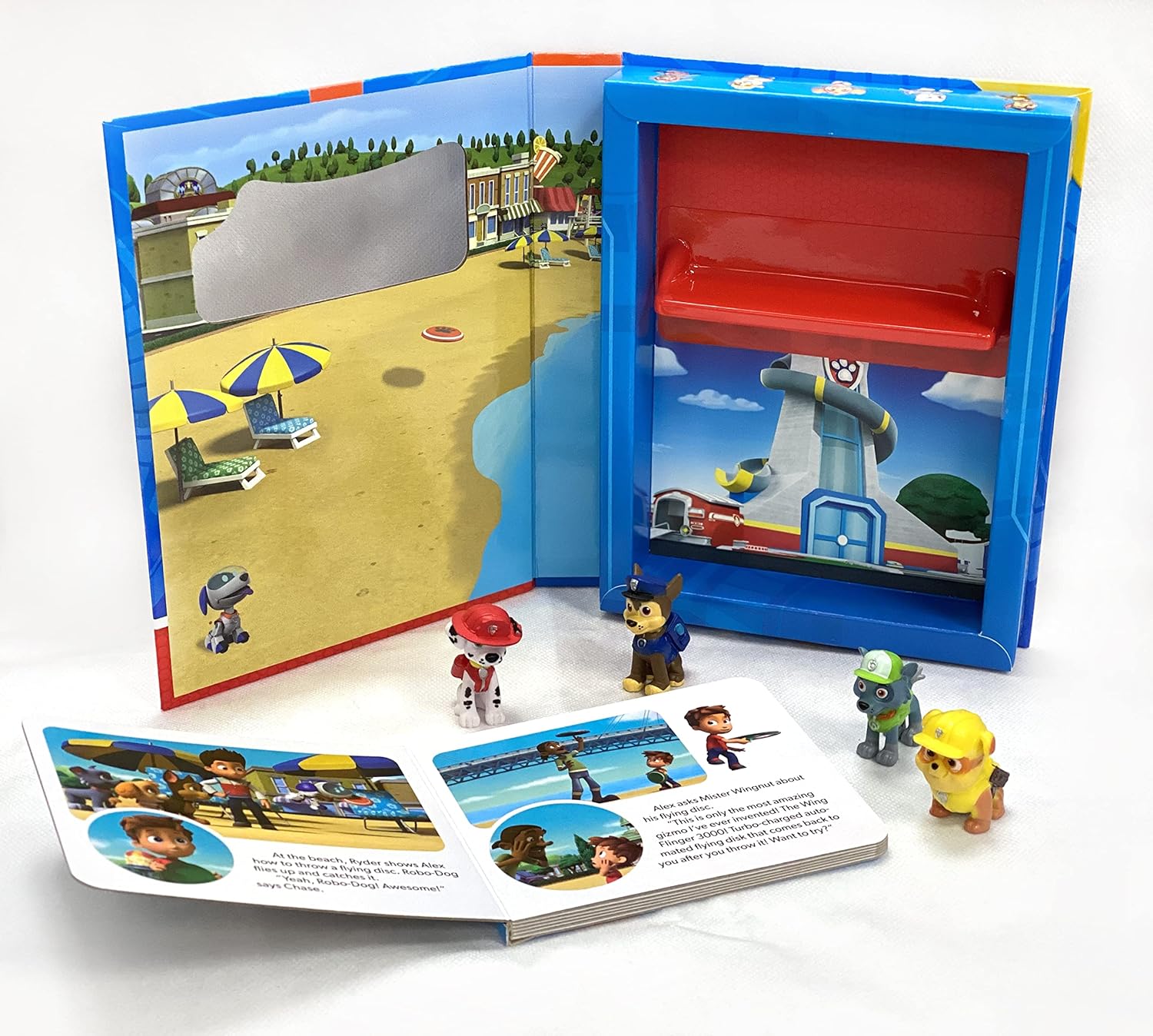 Phidal - Paw Patrol Tattle Tales Figür Oyuncaklı İngilizce Aktivite ve Hikaye Kitabı