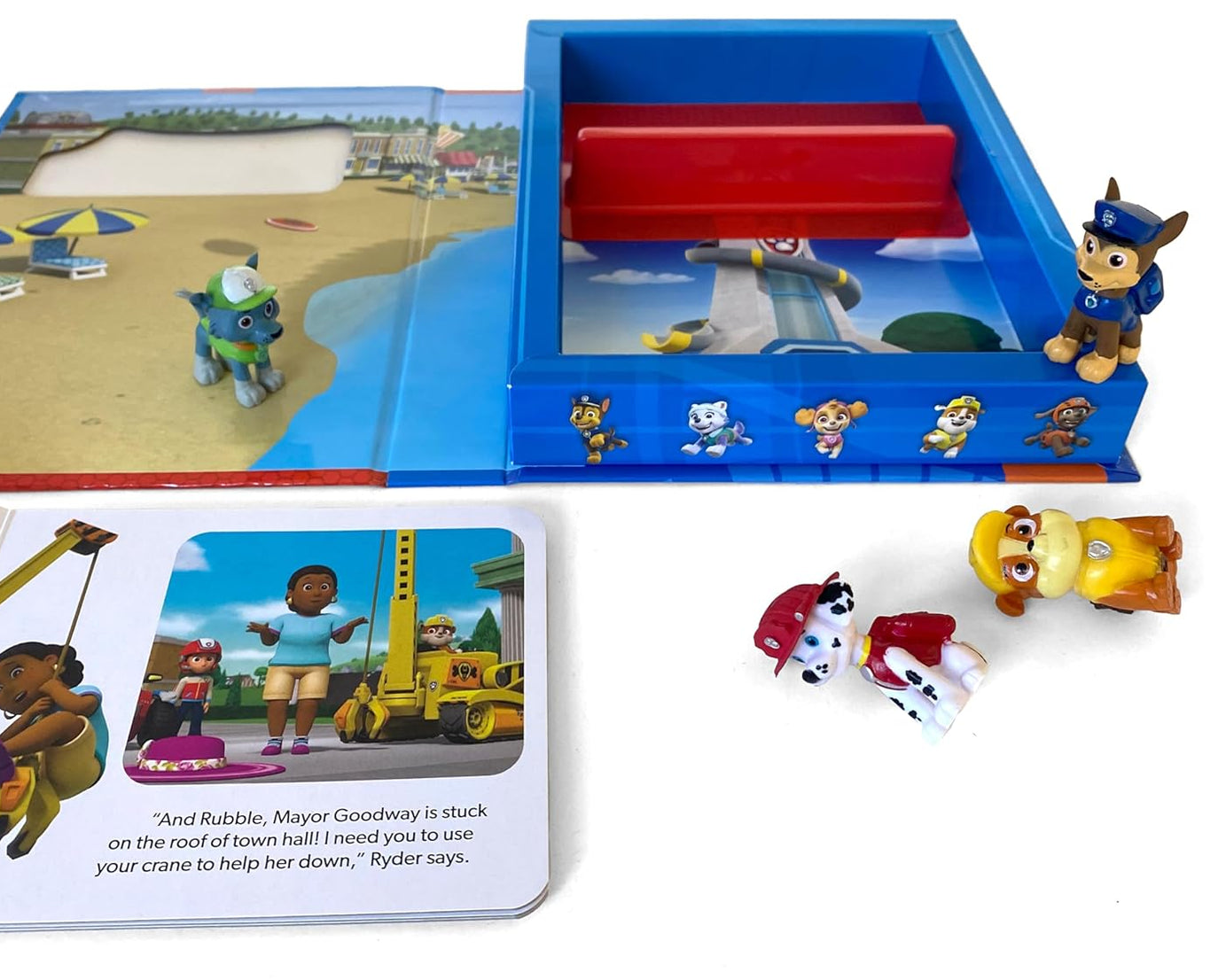 Phidal - Paw Patrol Tattle Tales Figür Oyuncaklı İngilizce Aktivite ve Hikaye Kitabı