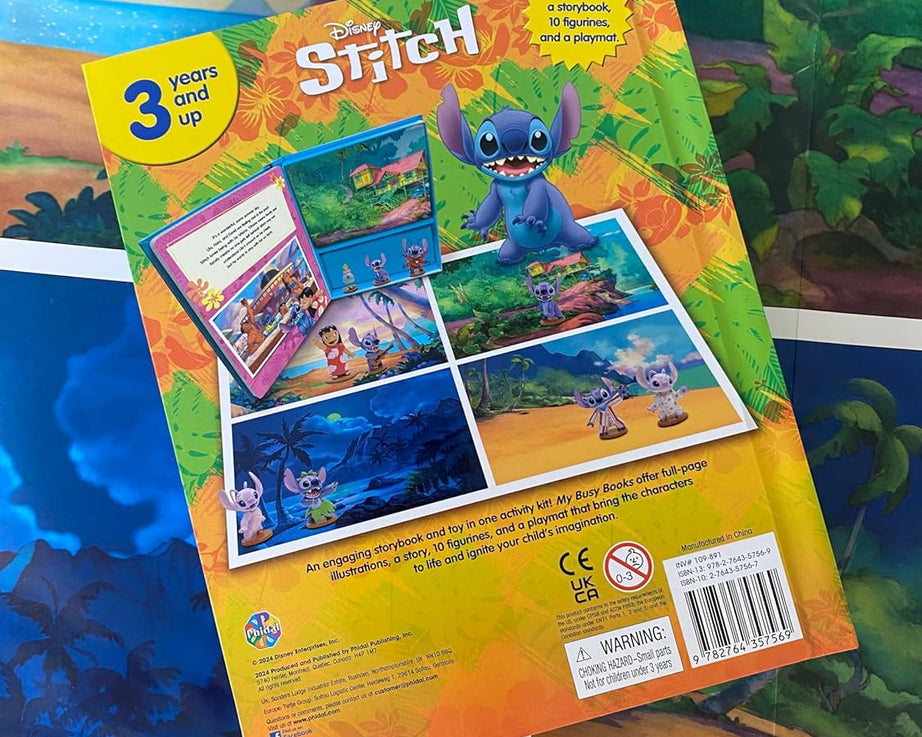 Phidal - Livro de Atividades e Histórias em Inglês com Boneco Stitch