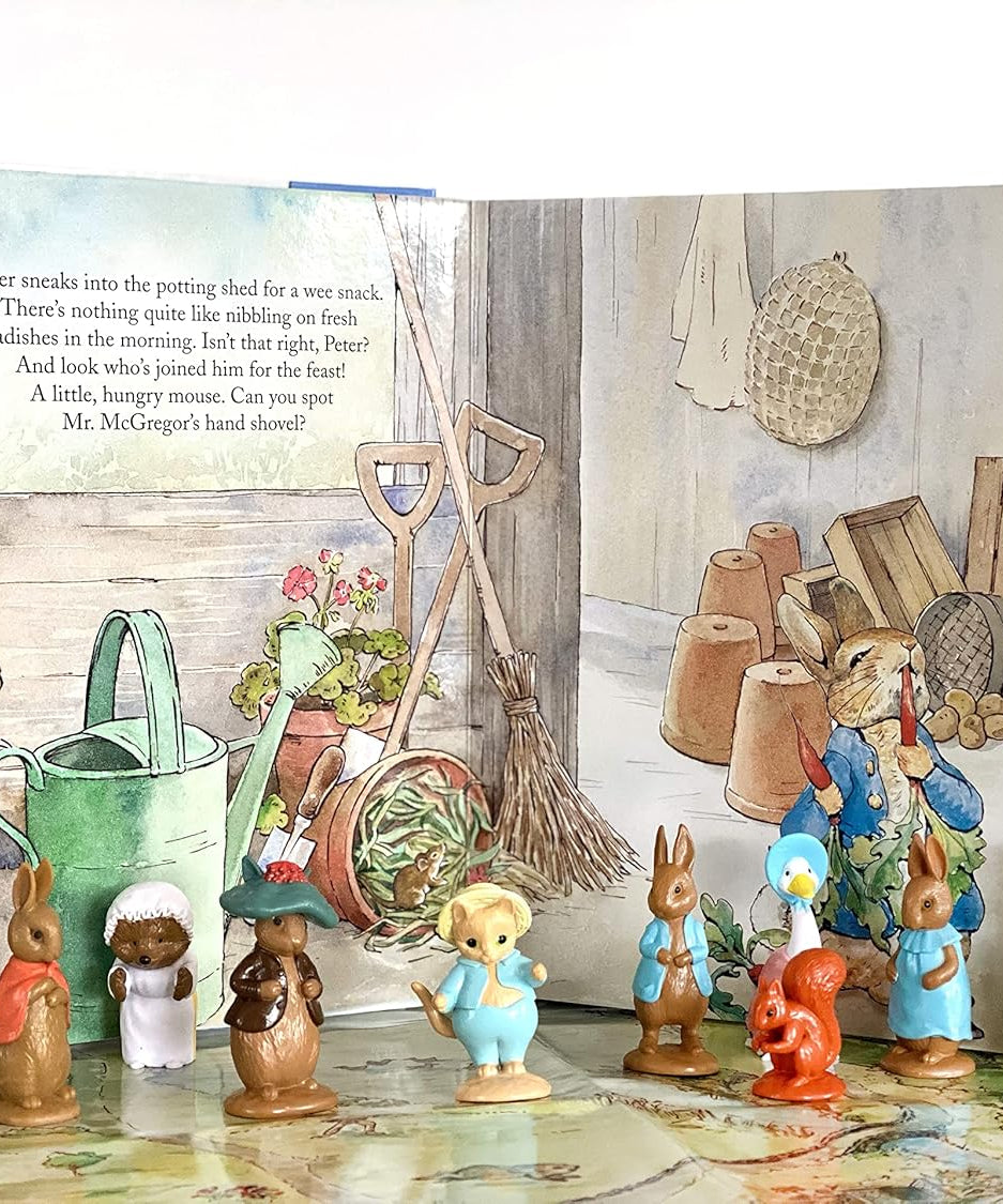 Phidal - Libro de actividades e historias en inglés con figura de conejo Peter