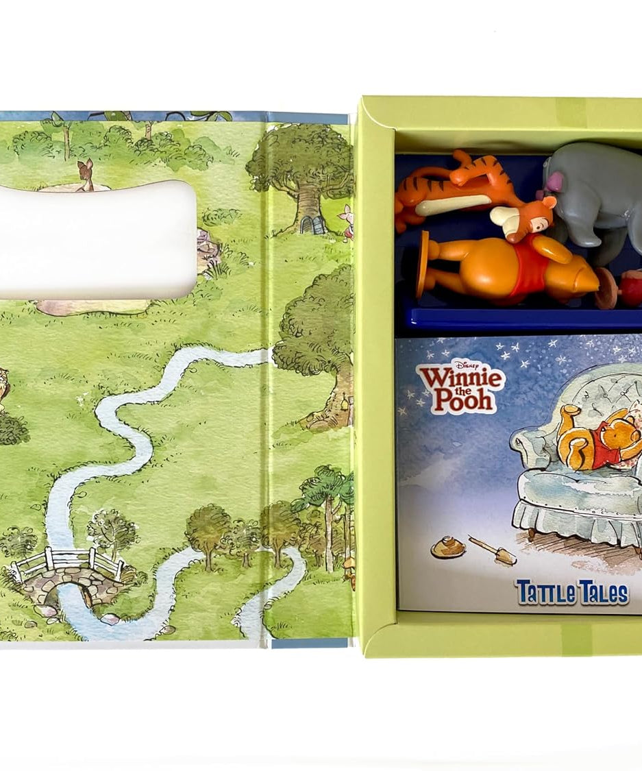 Phidal - Winnie the Pooh Cuentos Chismosos Libro de Actividades e Historias en Inglés con Figura de Juguete