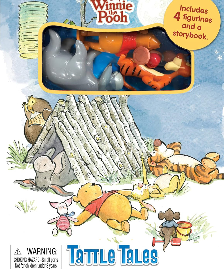 Phidal - Winnie the Pooh Cuentos Chismosos Libro de Actividades e Historias en Inglés con Figura de Juguete