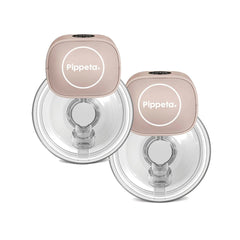 Pippeta LED Wearable Hands Free Breast Pump - 2 Pack - Ash Rose-Breast Pumps-Ash Rose- | Natural Baby Shower