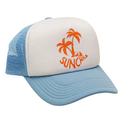 Sunchild - Plamtree Trucker Şapka | Açık Mavi