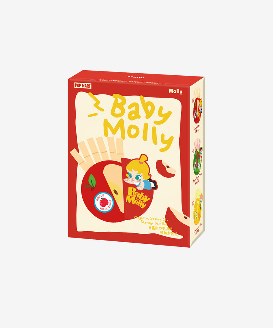 Pop Mart - Set de Caja Opaca con Cierre Magnético de la Serie de Aromas Frutales Original Baby Molly