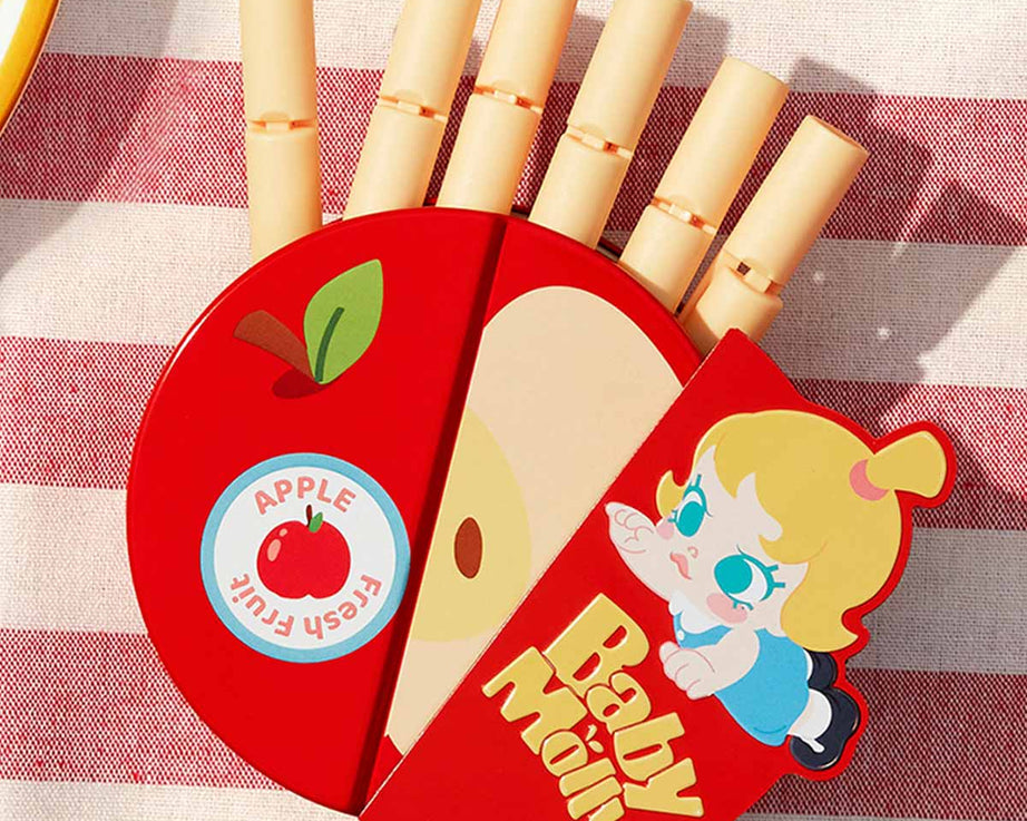 Pop Mart - Coffret de rangement opaque à fermeture magnétique de la série d'arômes fruités Baby Molly original