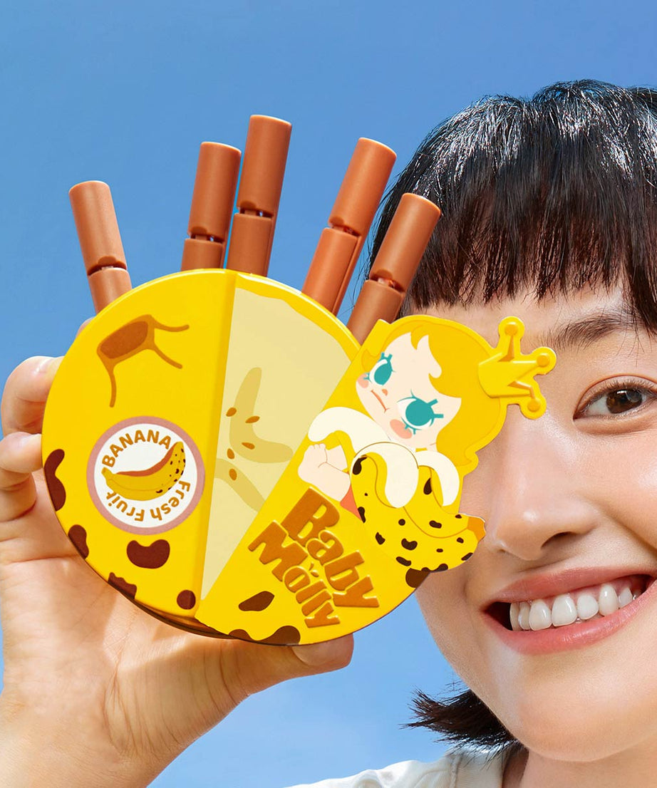 Pop Mart - Set de Caja Opaca con Cierre Magnético de la Serie de Aromas Frutales Original Baby Molly