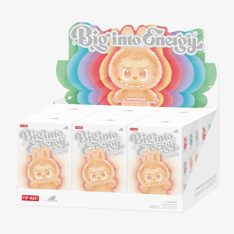 Pop Mart - Orijinal Big İnto Energy Serisi Vinil Peluş Bebek Süpriz Kör Paket