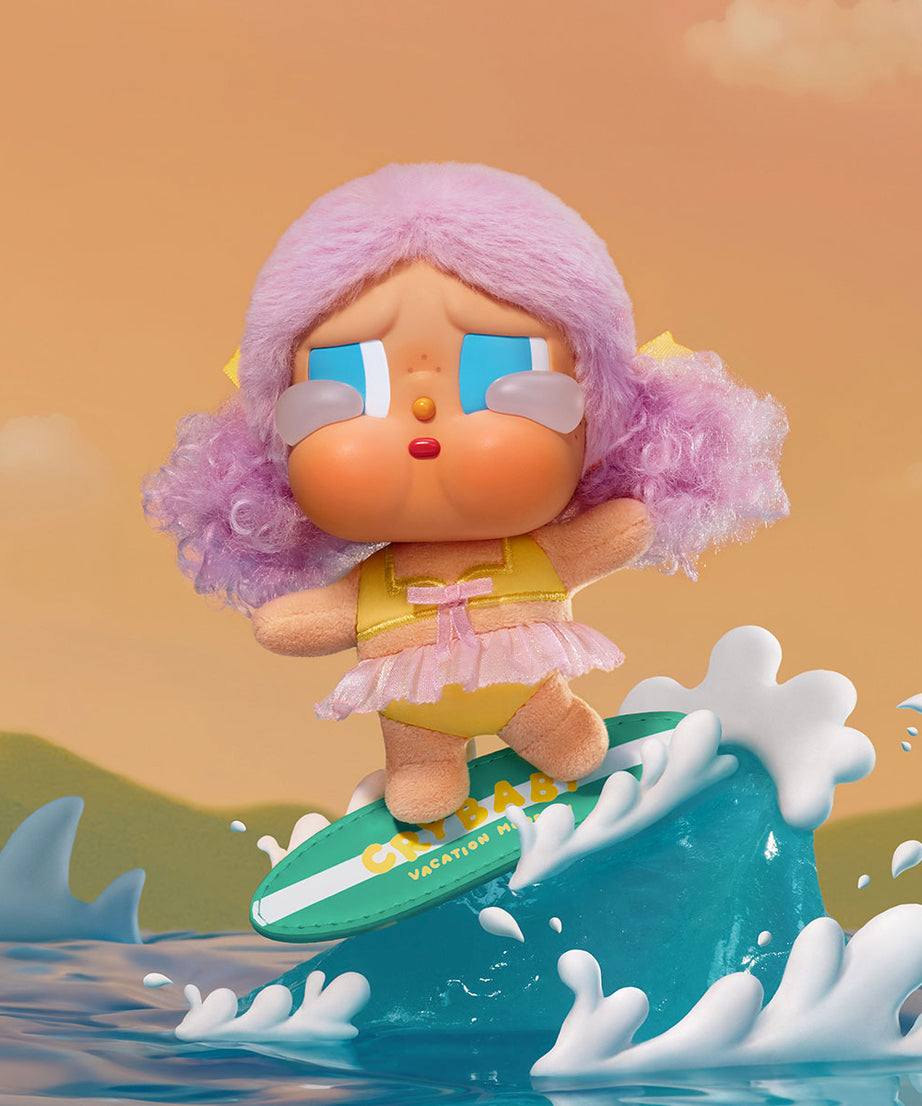 Pop Mart - Original Crybaby Vacation Mode On Series Vinyl Plush Doll Surprise Blind Box