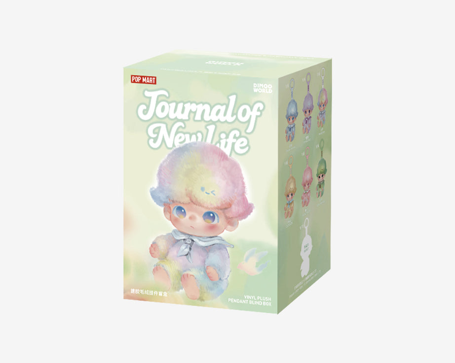 Pop Mart - Orijinal DIMOO Journal of New Life Serisi Vinil Peluş Bebek Süpriz Kör Paket