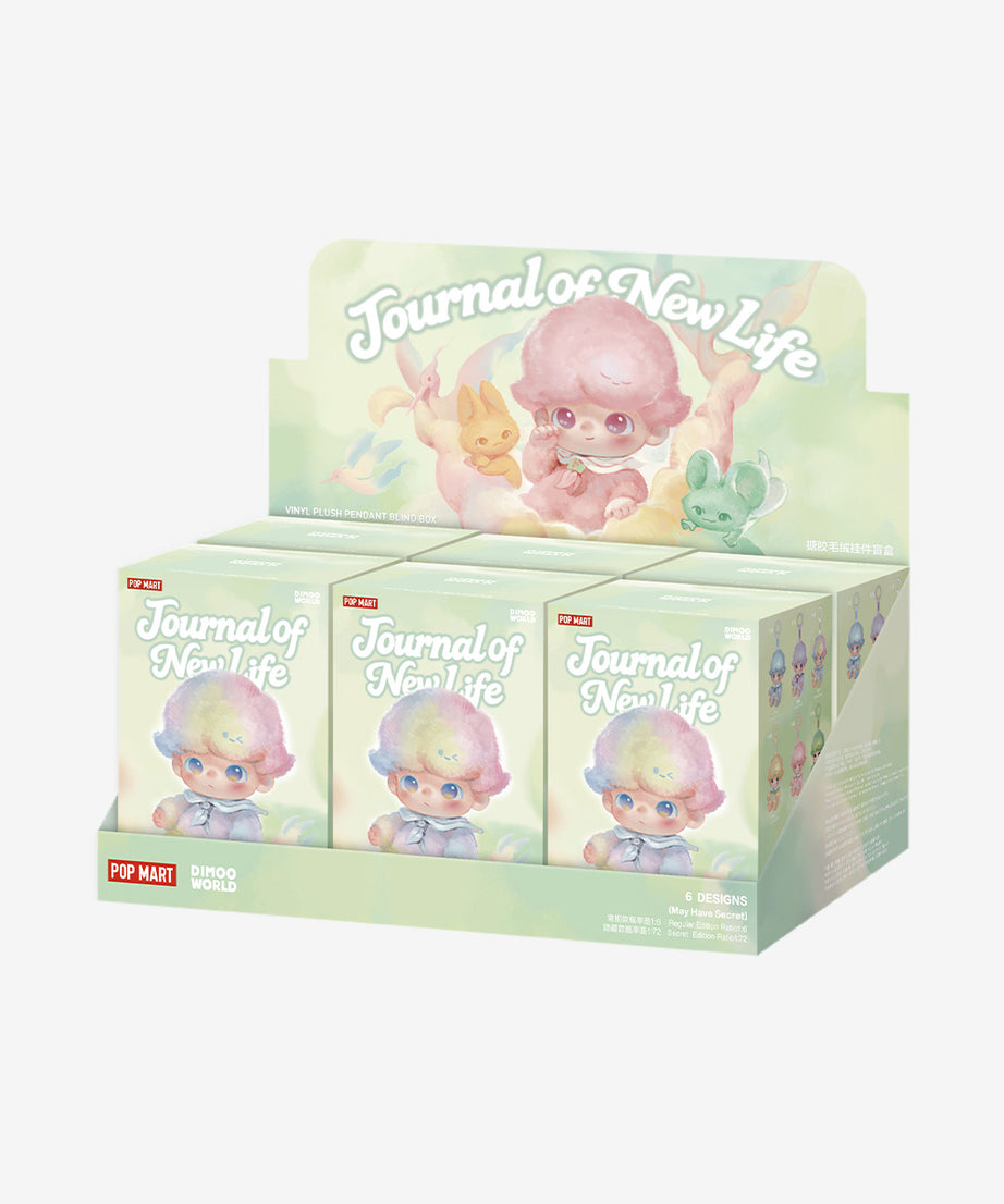 Pop Mart - Muñeco de Peluche de Vinilo DIMOO Original Serie Journal of New Life Paquete Sorpresa a Ciegas
